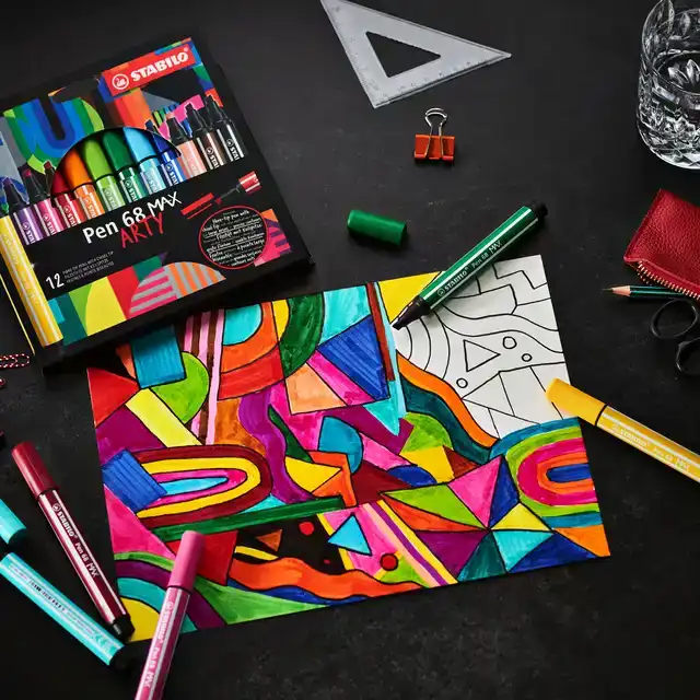 VILTSTIFT STABILO PEN 68/75 MAX SIENNA