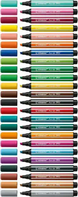 VILTSTIFT STABILO PEN 68/44 MAX GEEL