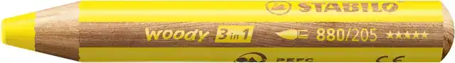 KLEURPOTLOOD STABILO 880 WOODY 3 IN 1