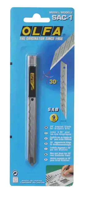 SNIJMES OLFA SAC1 9MM MET METALEN