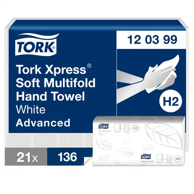 HANDDOEK TORK H2 ADVANCED 2LAAGS