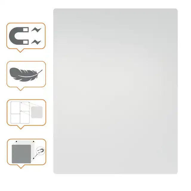 WHITEBOARD NOBO FRAMELOOS MODULAIR