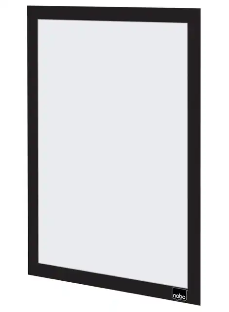 INFOKADER NOBO ZELFKLEVEND A4 ZWART