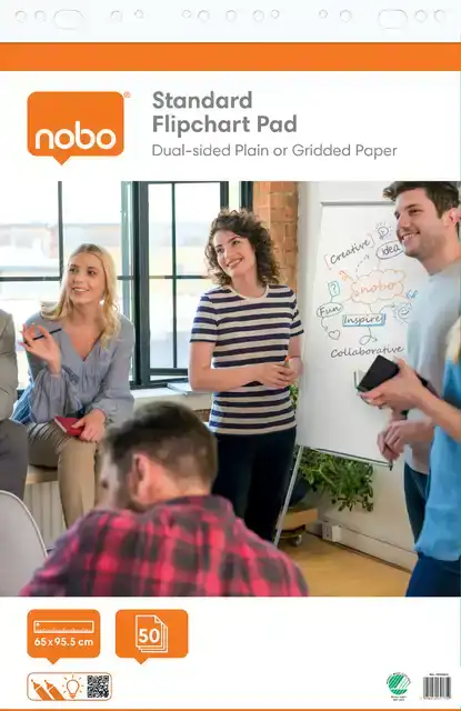 FLIPOVERPAPIER NOBO STANDAARD 65X95CM