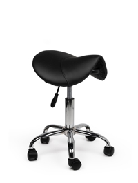 ZADELKRUK OFFICE LAAG HARDE WIELEN ZW