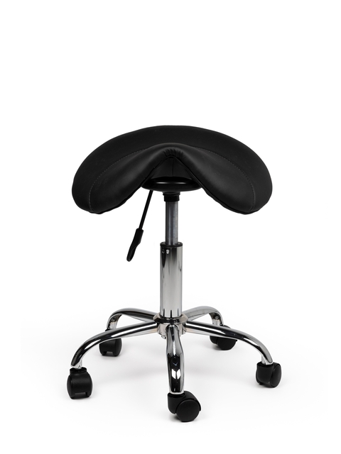 ZADELKRUK OFFICE LAAG HARDE WIELEN ZW