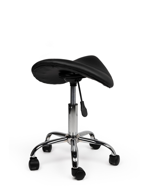 ZADELKRUK OFFICE LAAG HARDE WIELEN ZW
