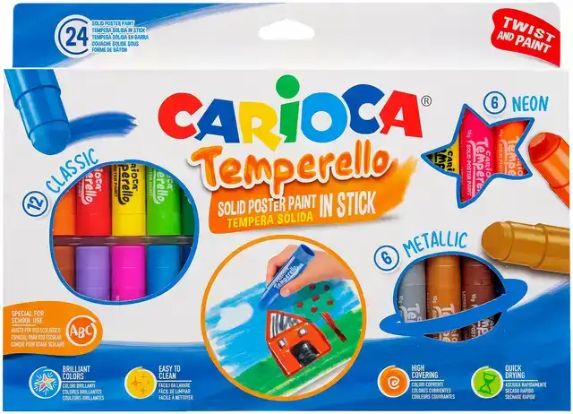 VERFSTIFT CARIOCA TEMPERELLO SET A 24