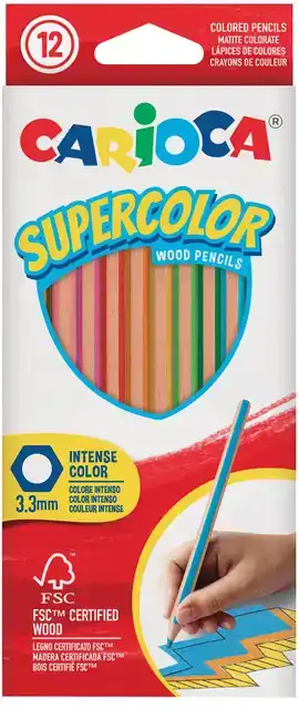 KLEURPOTLOOD CARIOCA SUPERCOLOR SET A