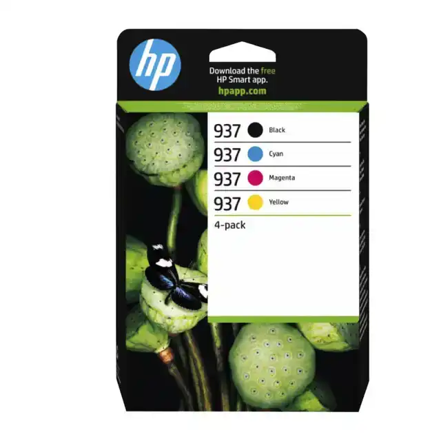 INKTCARTRIDGE HP 6C400NE 937 ZWART + 3