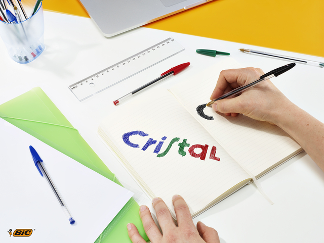 BALPEN BIC CRISTAL M 10ST ASSORTI