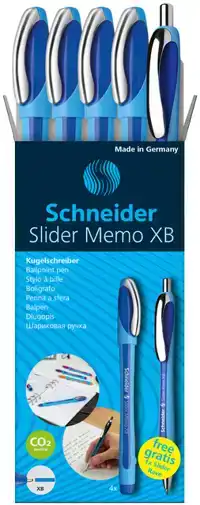 BALPEN SCHNEIDER MEMO XB BLAUW EN