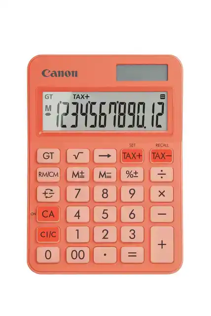 REKENMACHINE CANON LS-125KB ORANJE