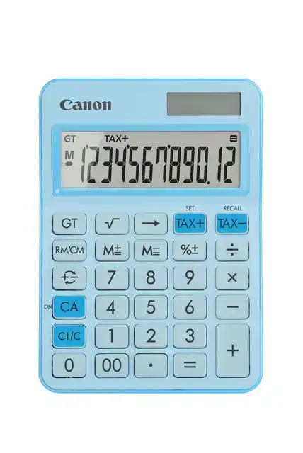 REKENMACHINE CANON LS-125KB BLAUW