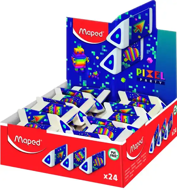 GUM MAPED PIXEL PARTY PYRAMID DISPLAY A