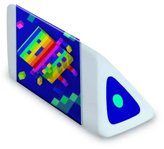 GUM MAPED PIXEL PARTY PYRAMID DISPLAY A