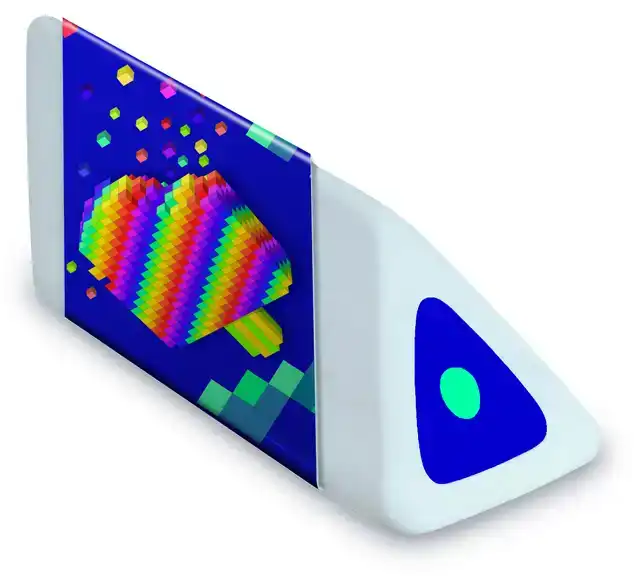 GUM MAPED PIXEL PARTY PYRAMID DISPLAY A