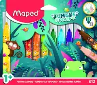 VILTSTIFT MAPED JUNGLE FEVER JUMBO SET