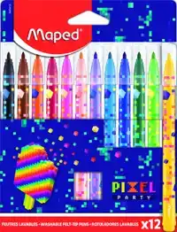 VILTSTIFT MAPED PIXEL PARTY SET A 12