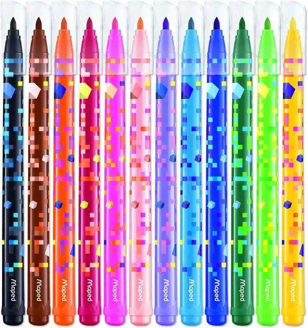 VILTSTIFT MAPED PIXEL PARTY SET A 12