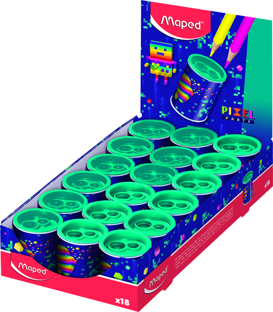 PUNTENSLIJPER MAPED PIXEL PARTY DISPLAY