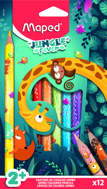 KLEURPOTLOOD MAPED JUNGLE FEVER JUMBO