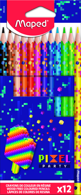 KLEURPOTLOOD MAPED PIXEL PARTY 12