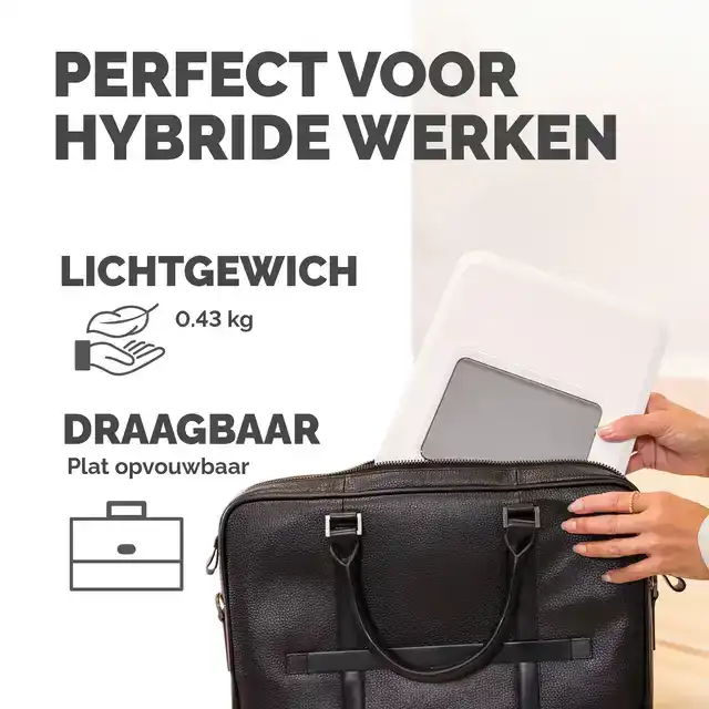 LAPTOPSTANDAARD FELLOWES BREYTA WIT