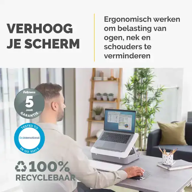 LAPTOPSTANDAARD DRAAGTAS FELLOWES