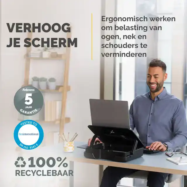 LAPTOPSTANDAARD DRAAGTAS FELLOWES