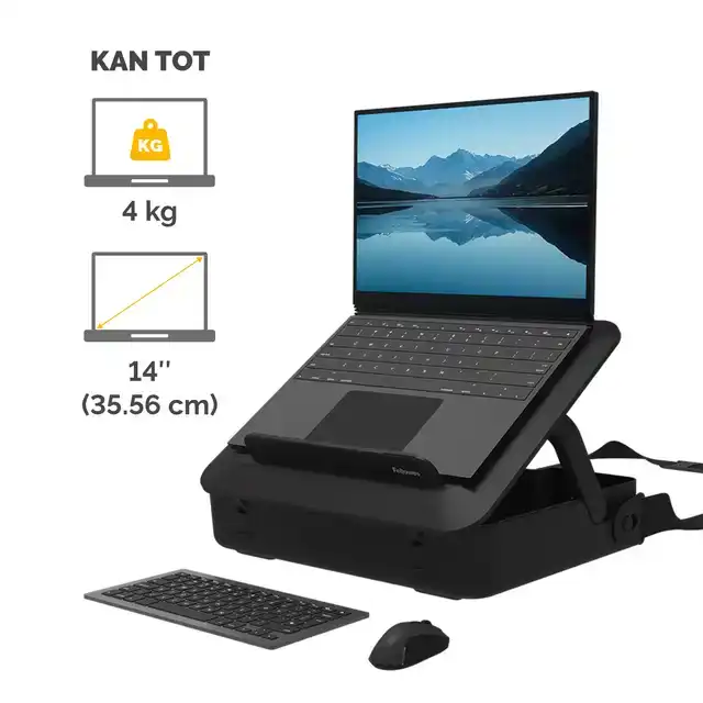 LAPTOPSTANDAARD DRAAGTAS FELLOWES