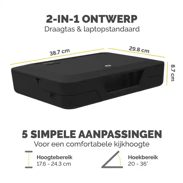LAPTOPSTANDAARD DRAAGTAS FELLOWES