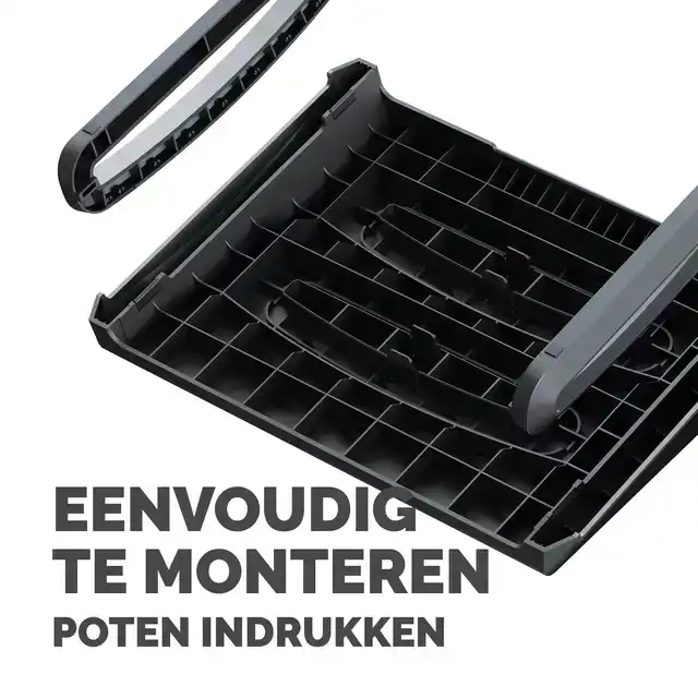 VOETENSTEUN FELLOWES BREYTA ZWART