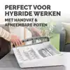 VOETENSTEUN FELLOWES BREYTA WIT