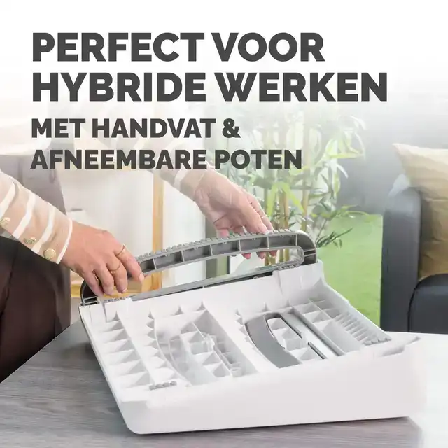 VOETENSTEUN FELLOWES BREYTA WIT