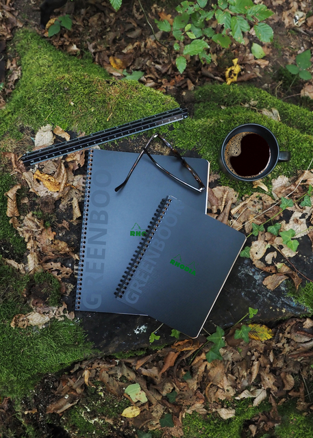 NOTBK RHODIA GREENBOOK A5 LIJN 6-G 180