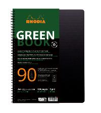 NOTBK RHODIA GREENBOOK A4+ LIJN 4-G