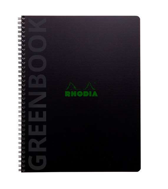 NOTBK RHODIA GREENBOOK A4+ LIJN 4-G