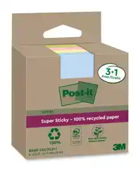 MEMOBLOK 3M POST-IT 654 RSSCOL 76X76MM