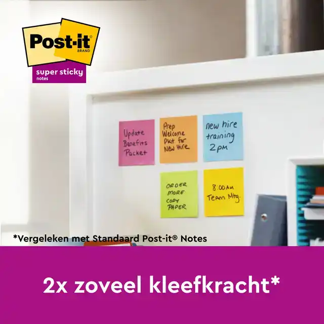 MEMOBLOK 3M POST-IT 654 RSSCOL 76X76MM