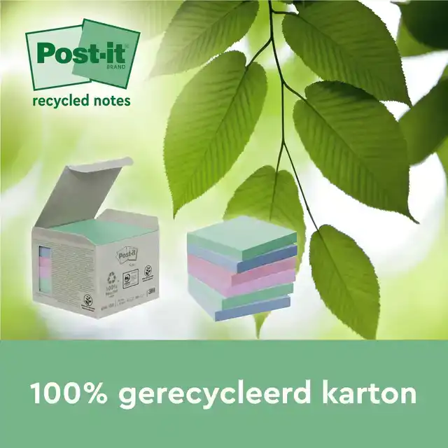MEMOBLOK 3M POST-IT 654 RSSCOL 76X76MM
