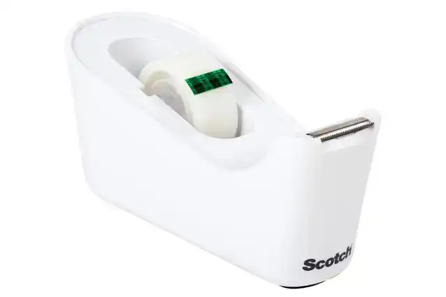 PLAKBANDHOUDER SCOTCH C18 WIT + 1ROL