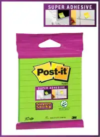 MEMOBLOK 3M POST-IT 101X101 SS GROEN