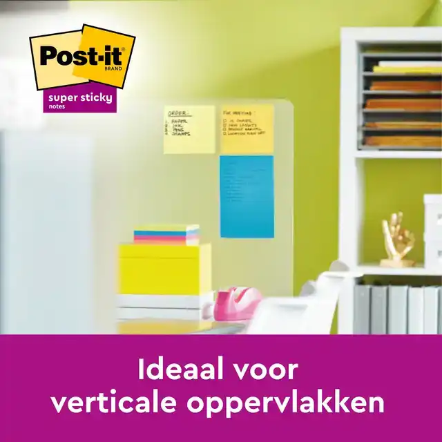 MEMOBLOK 3M POST-IT 101X101 SS GROEN