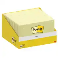 MEMOBLOK 3M POST-IT 6830 76X127MM GEEL