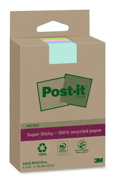 MEMOBLOK 3M POST-IT 4645 SS 102X152MM
