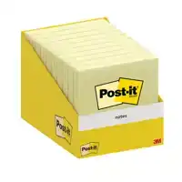 MEMOBLOK 3M POST-IT 6820 76X76MM GEEL