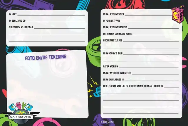 VRIENDENBOEK INTERSTAT HOT WHEELS