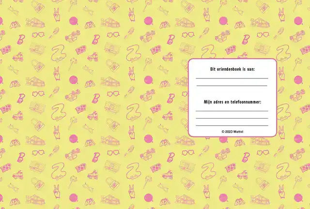 VRIENDENBOEK INTERSTAT BARBIE