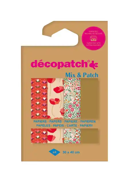 HOBBYPAPIER DÃ©COPATCH 30X40 4V LOVE IN